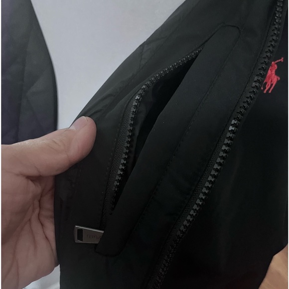 NWT Polo Men’s Dark Navy Blue/Black Zip Up Jacket W/ Hood and Pockets!! - Picture 13 of 13